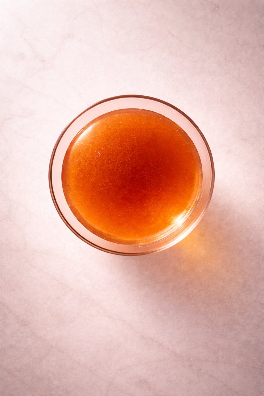 Negruffi poured, showing its colour
