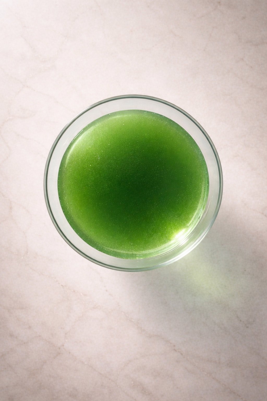 Muttini poured, showing its colour